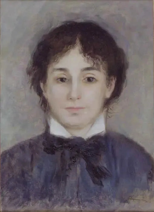 Jonge vrouw in het blauw - Pierre-Auguste Renoir