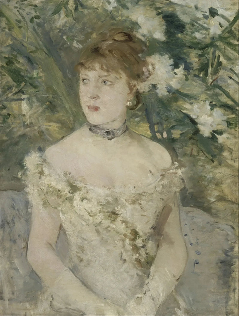 Jonge Vrouw in baltoilet - Berthe Morisot