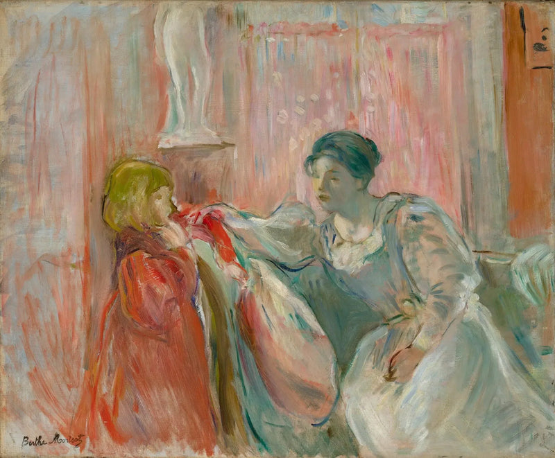 Jonge vrouw en kind - Berthe Morisot