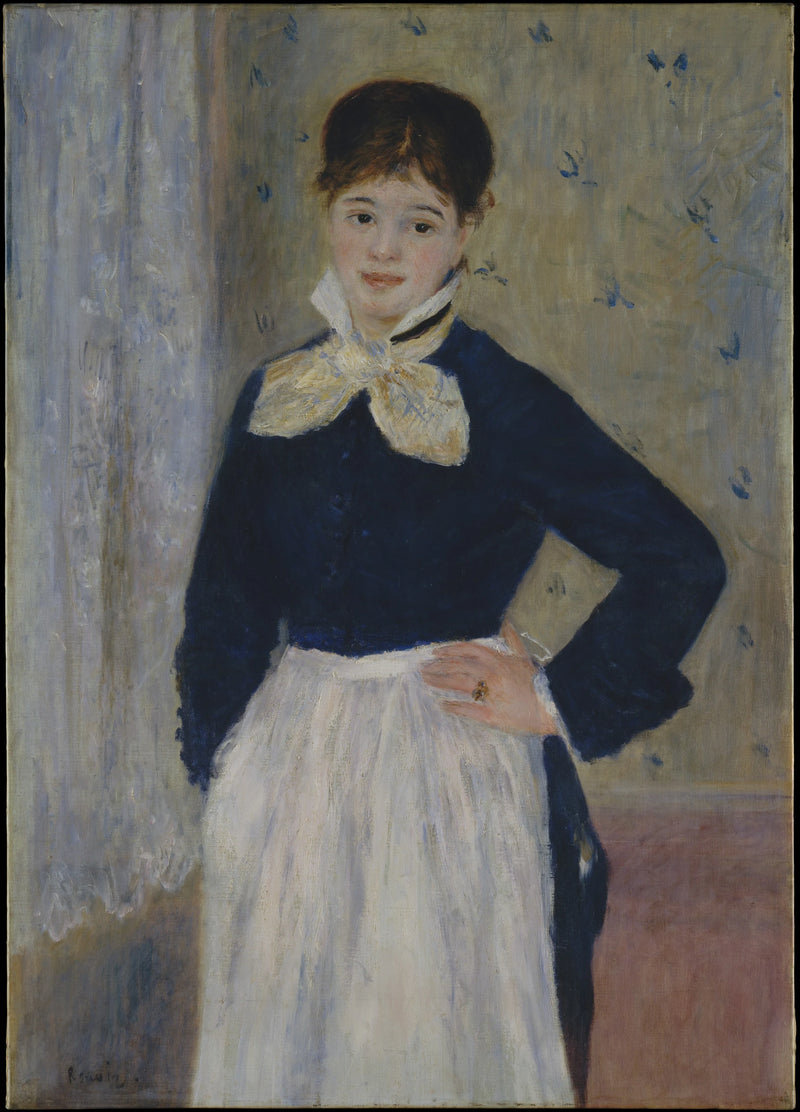 Serveuse in restaurant Duval - Pierre-Auguste Renoir