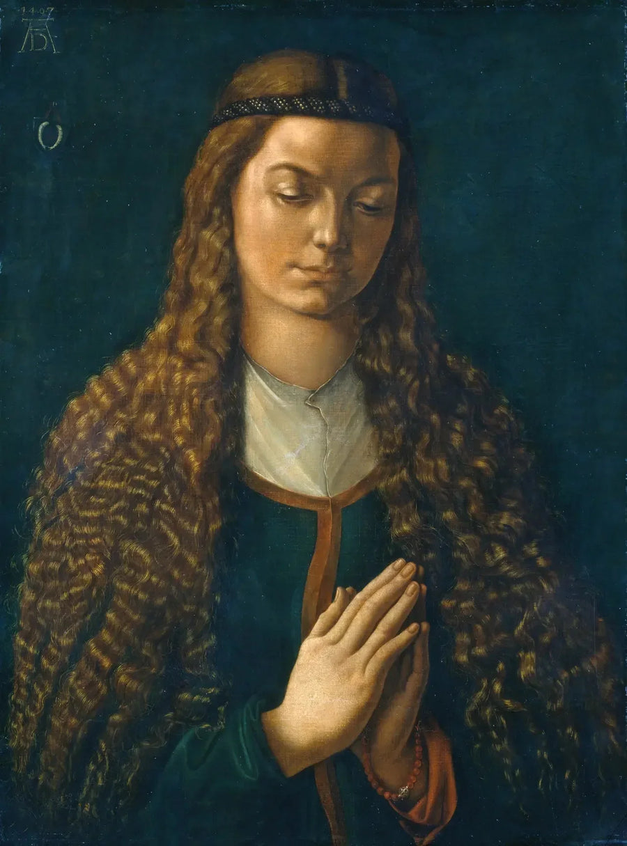 Jonge vrouw, met zwevende haren - Albrecht Dürer
