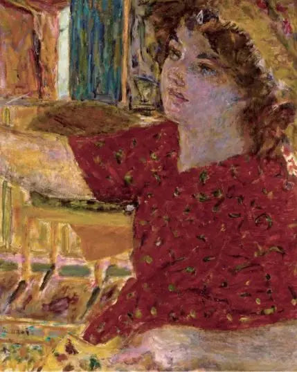 JONGE VROUW DIE SCHILDT - Pierre Bonnard