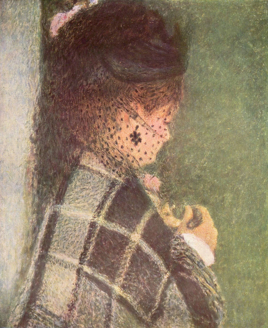 Jonge vrouw met sluier - Pierre-Auguste Renoir