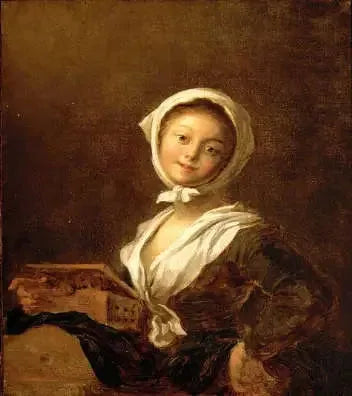 Meisje met de marmot - Jean-Honoré Fragonard