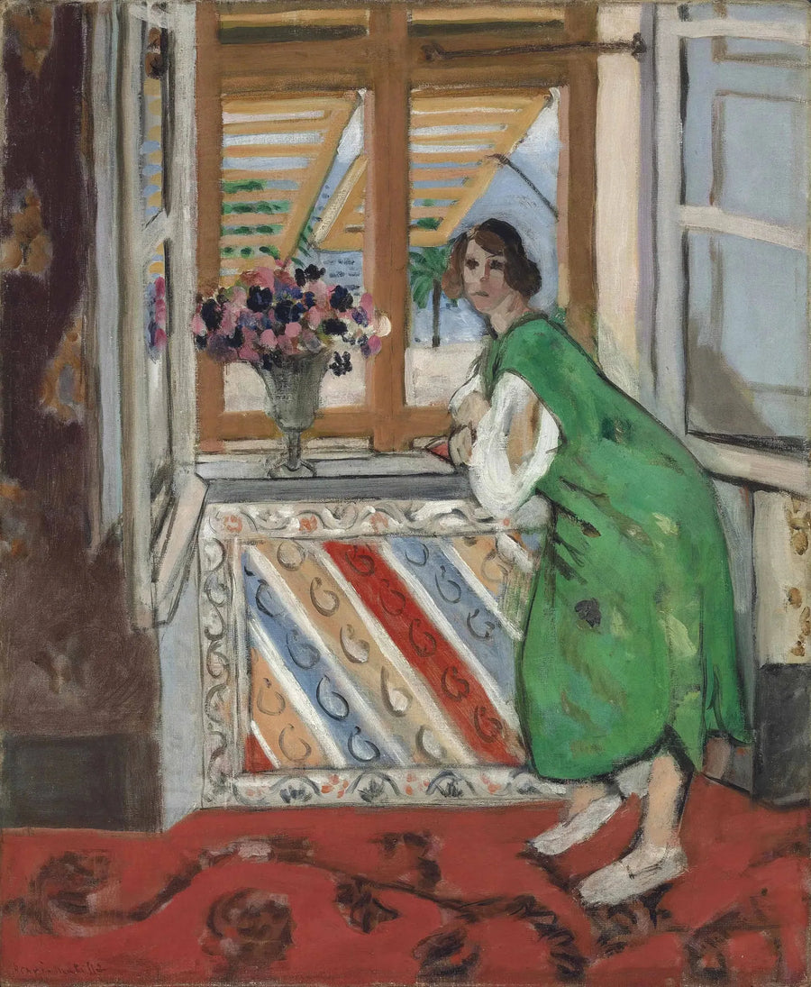Meisje in moorse stijl, groene jurk - Henri Matisse