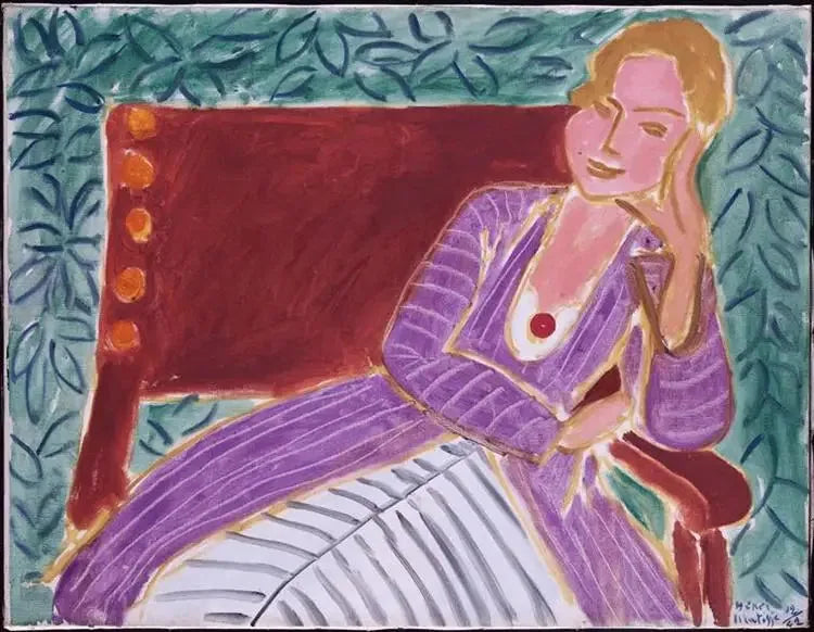 Jong Meisje Zittend, Perzische Jurk - Henri Matisse