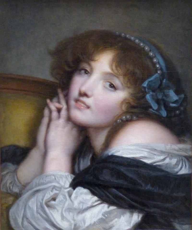Jonge meisje met samengevouwen handen - Jean-Baptiste Greuze