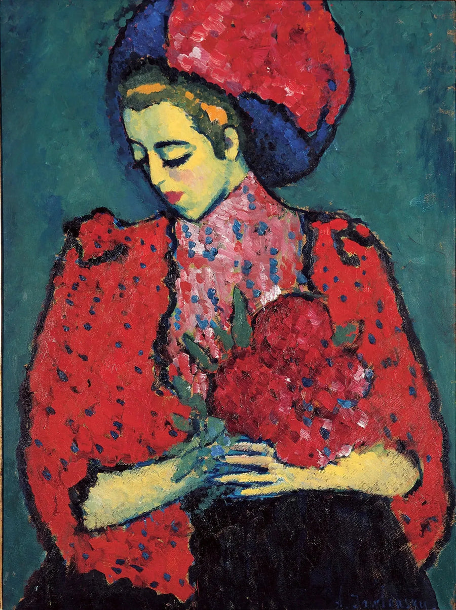 Jonge vrouw met pioenen - Alexej von Jawlensky

Source:
Jeune fille aux pivoines - Alexej von Jawlensky