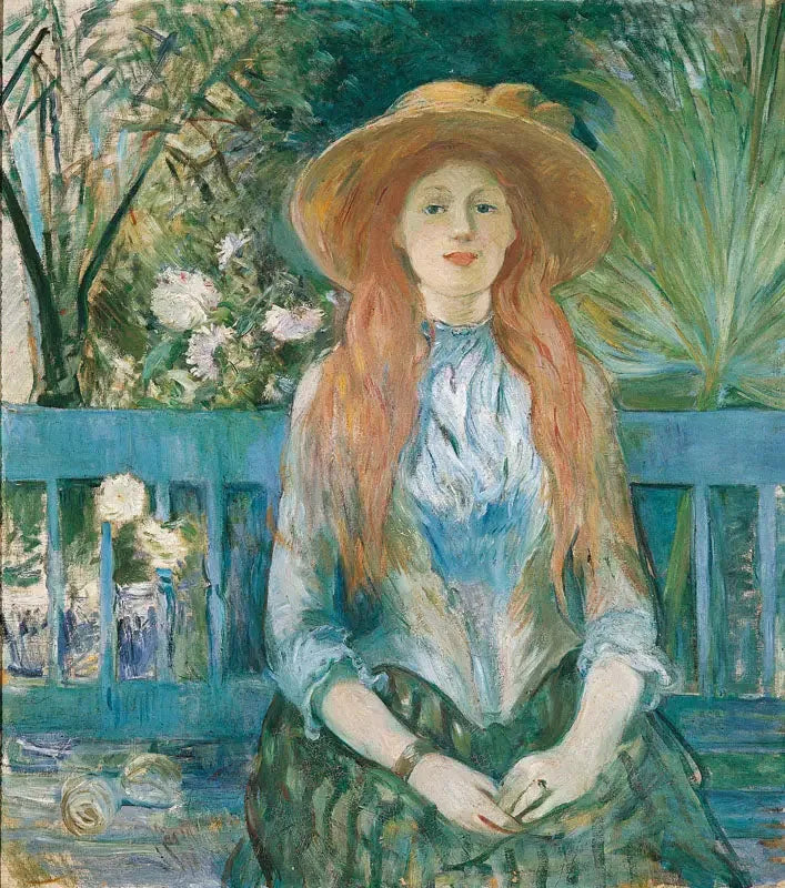Meisje in een park - Berthe Morisot