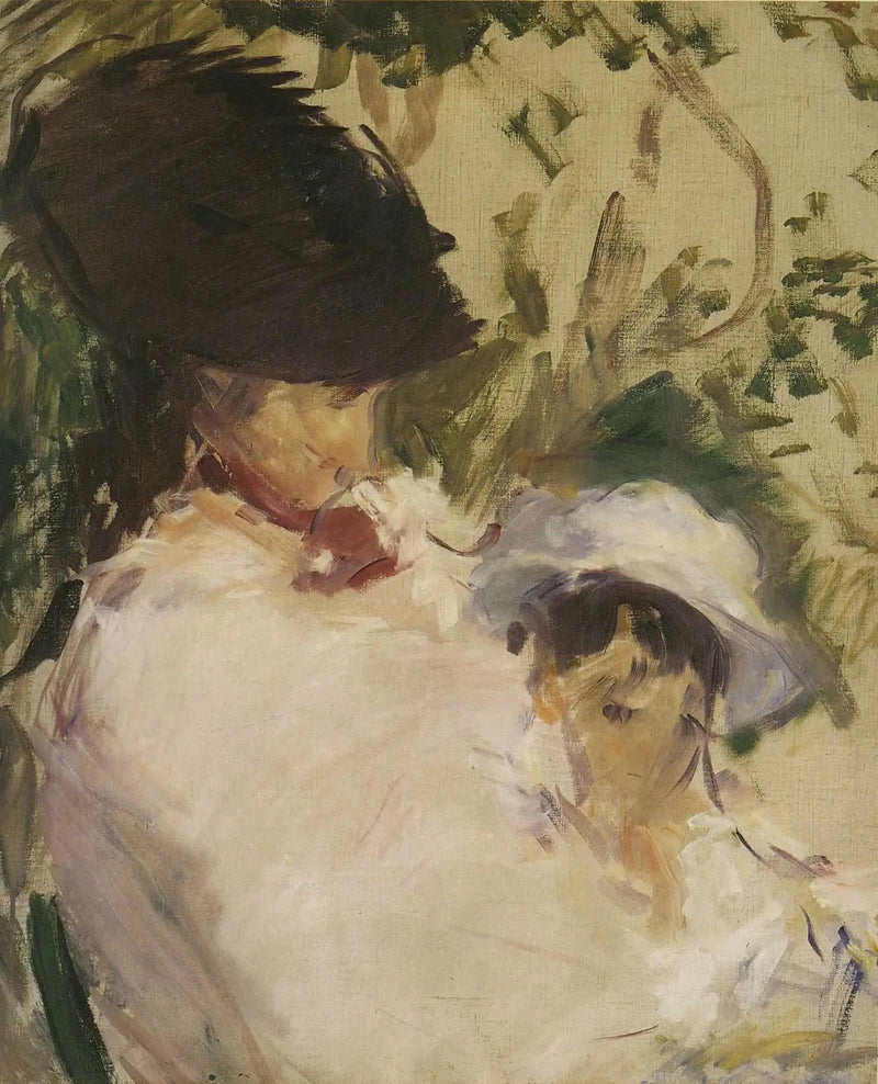 Jong meisje en kind - Édouard Manet