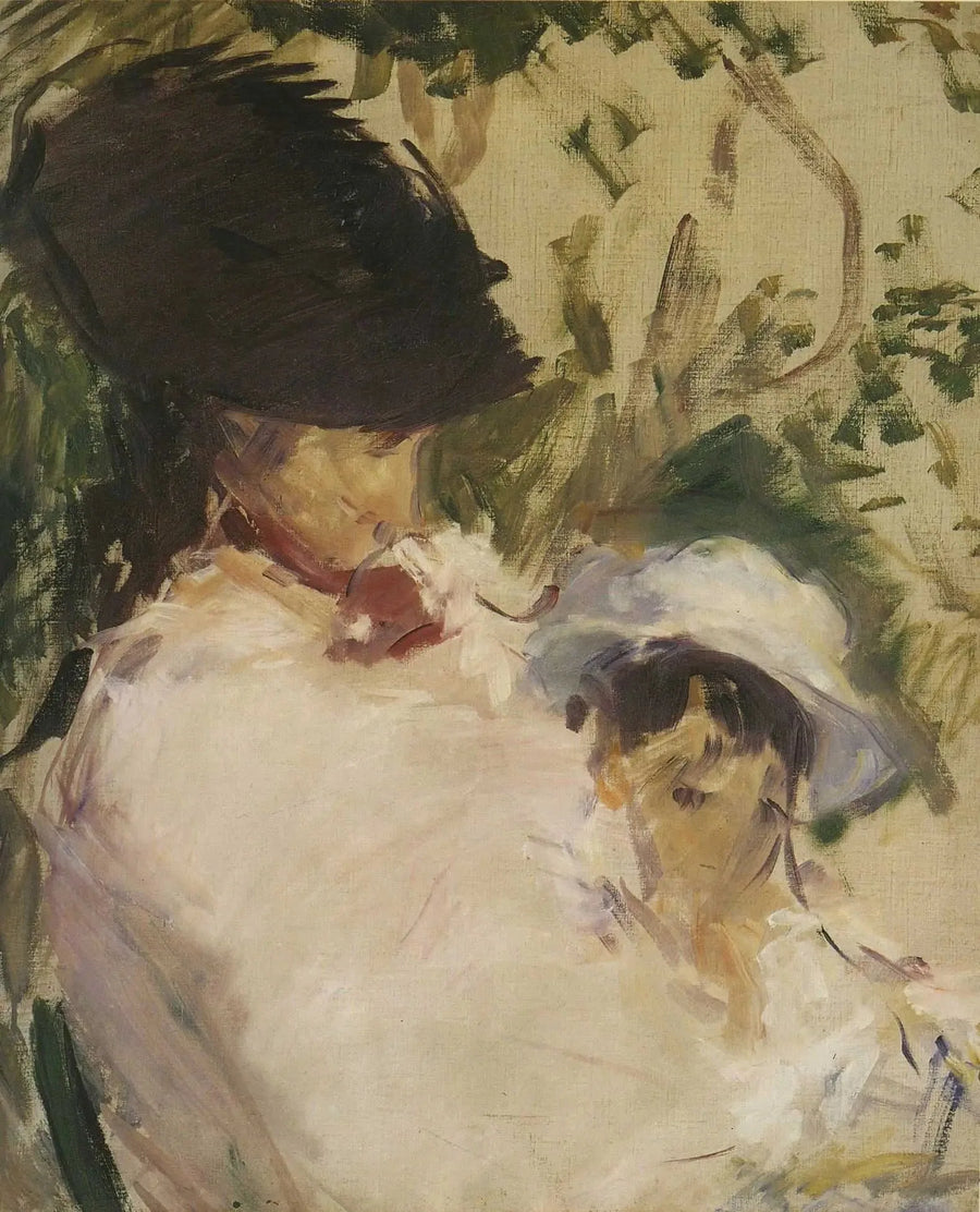 Jong meisje en kind - Édouard Manet