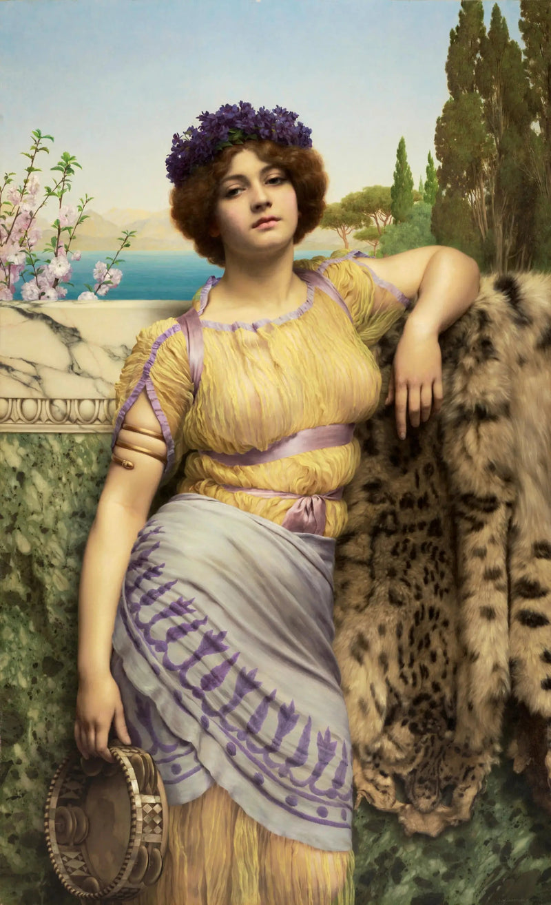 Jonge dansende Ionische meisje - John William Godward