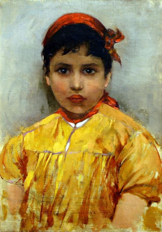 Joodse meisje, Tunis - Willard Metcalf