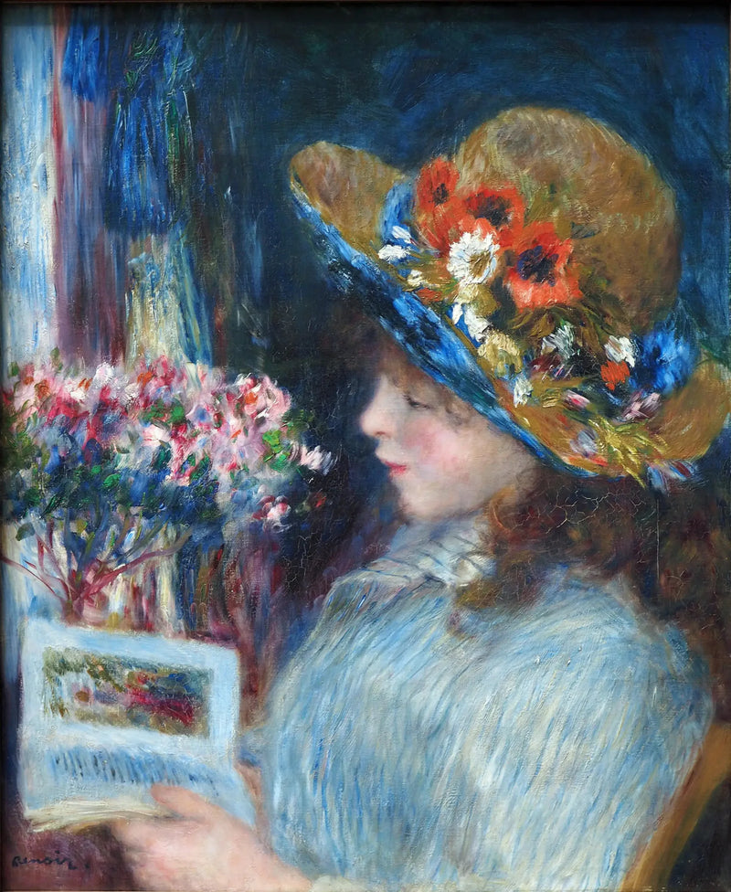 Jong Meisje aan het Lezen - Pierre-Auguste Renoir
