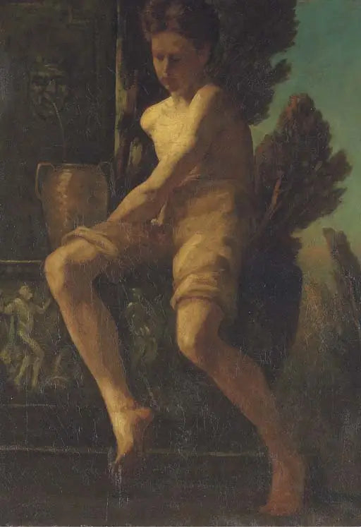Jonge jongen zittend bij een fontein - Herbert Draper

Source:
Jeune garçon assis près d'une fontaine - Herbert Draper