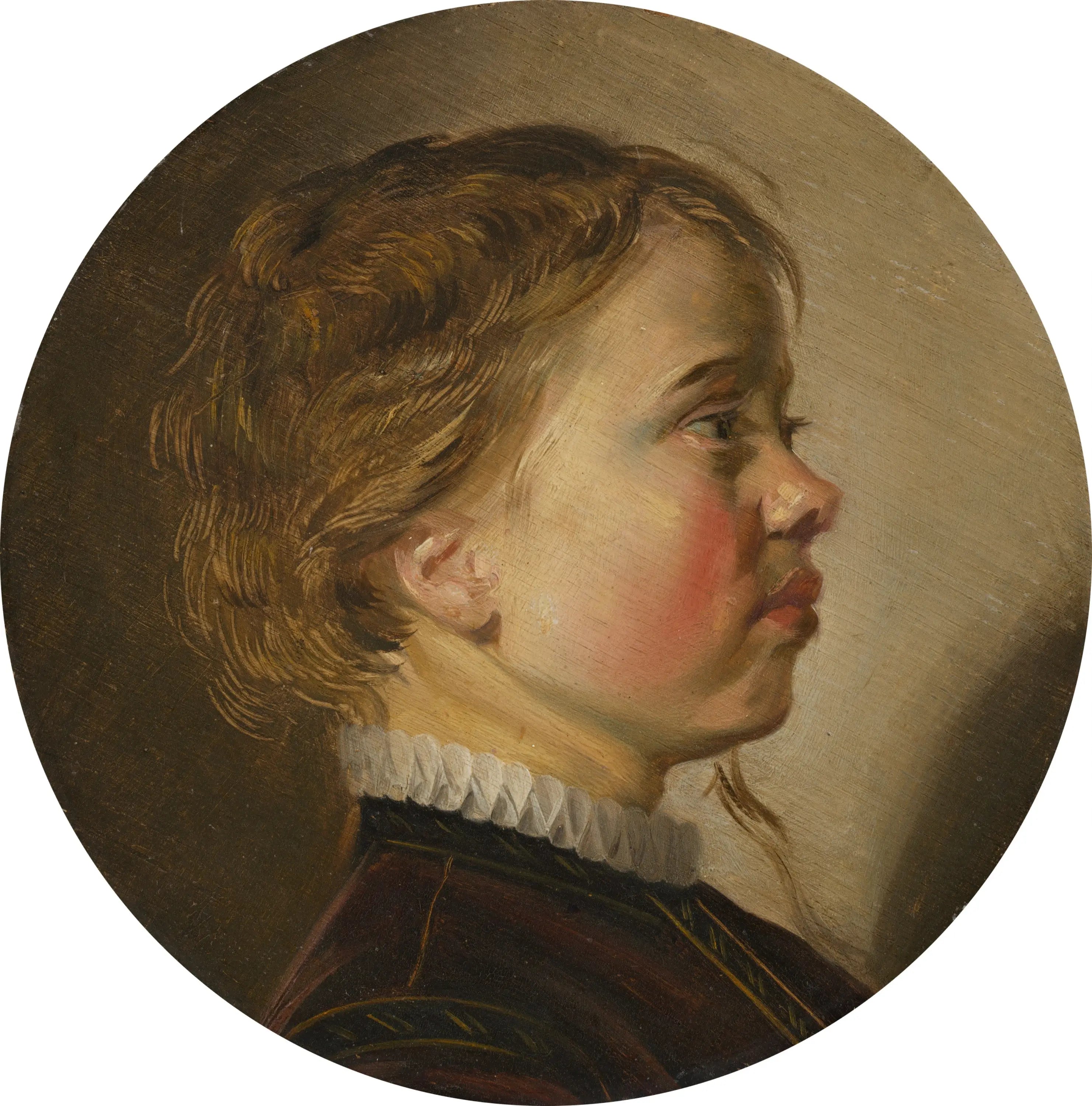 Jeune garçon de profil - Frans Hals image 1 reproduction artisanale de tableau