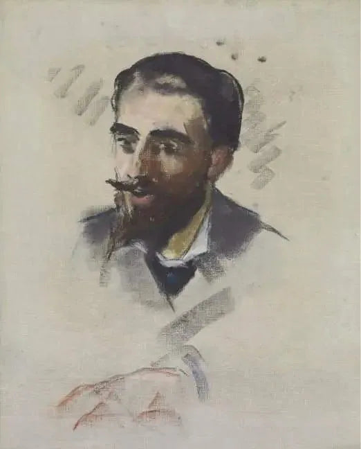 Jonge man met een blonde baard - Édouard Manet