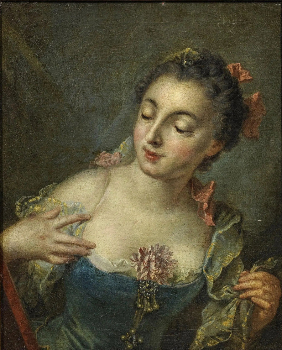 Jonge Meisje links - François Boucher
