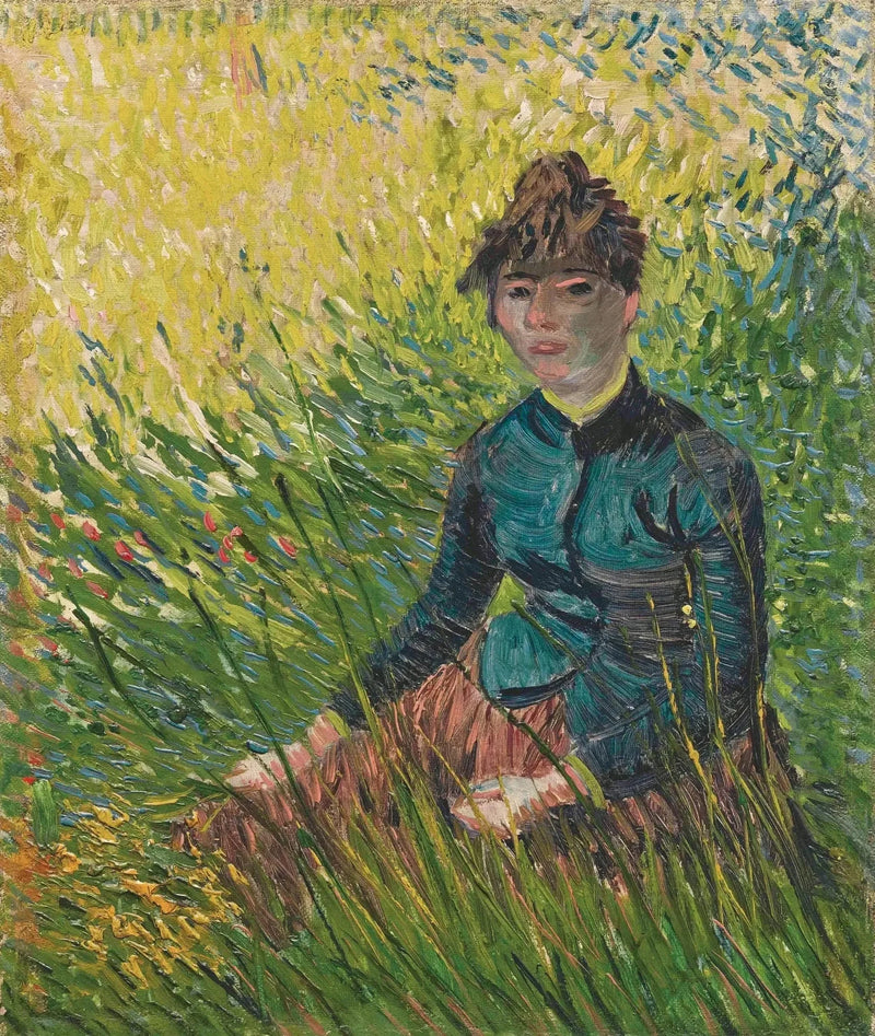 Vrouw in een tarweveld - Vincent van Gogh