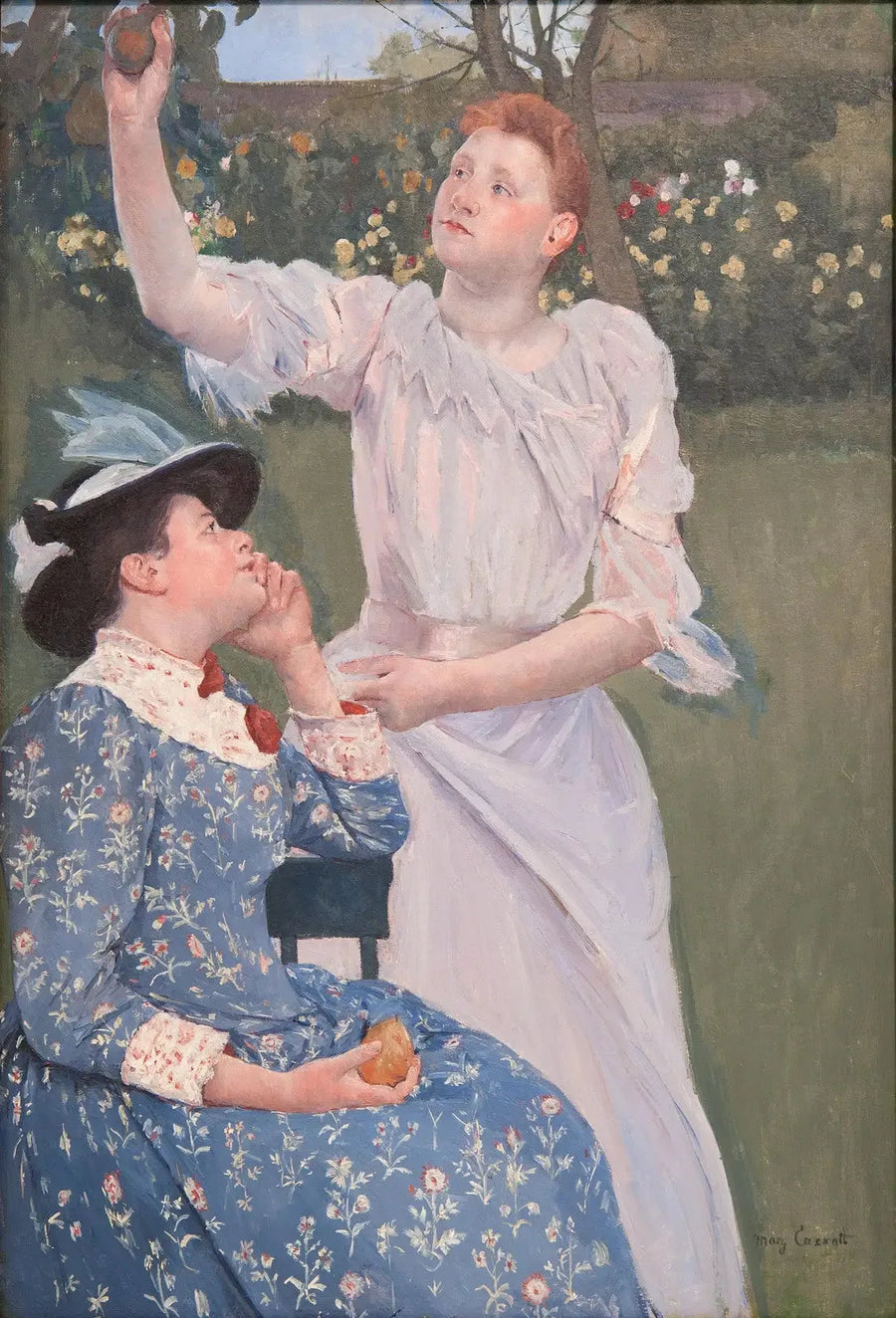 Jonge vrouwen die fruit plukken - Mary Cassatt
