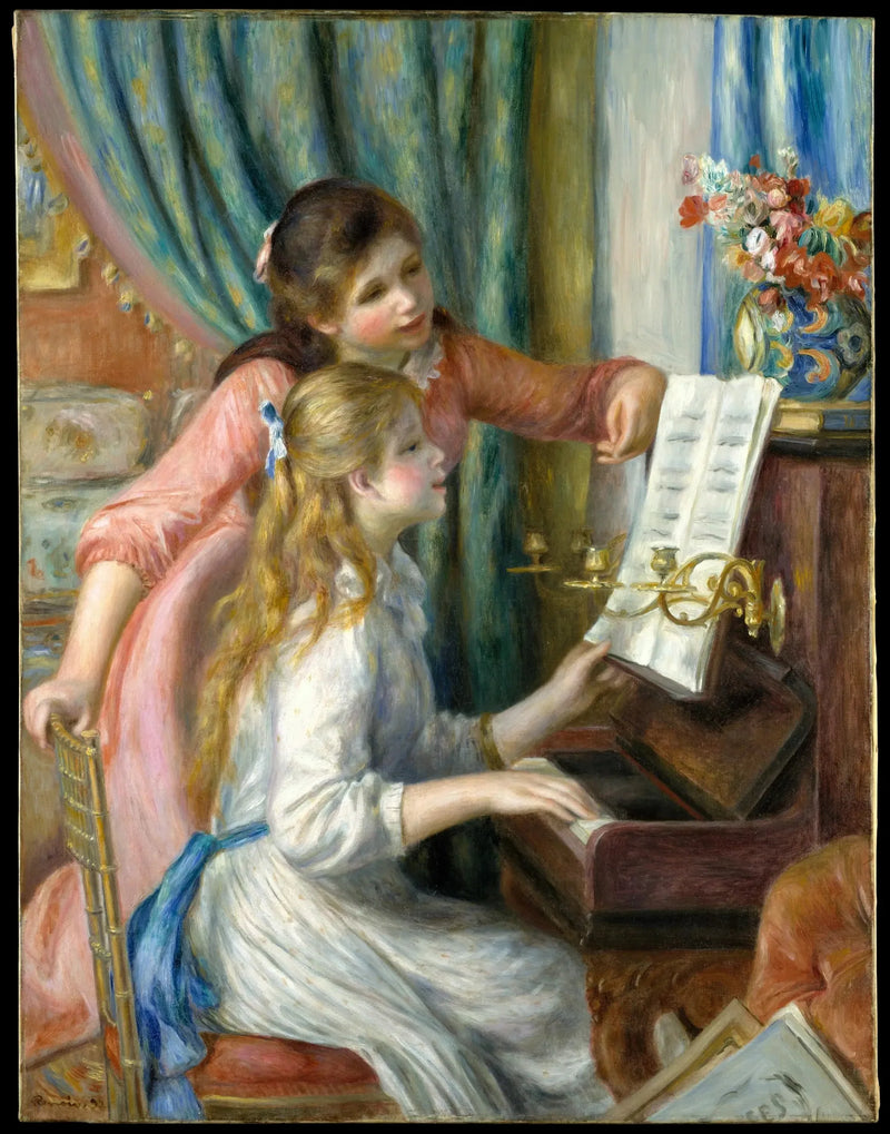 Meisjes aan de piano - Pierre-Auguste Renoir