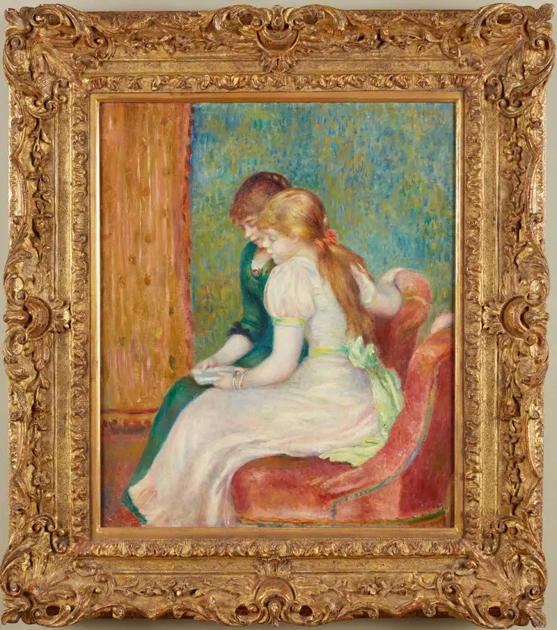 Jonge meisjes die lezen - Pierre-Auguste Renoir