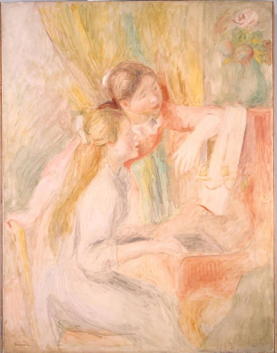 Meisjes aan de piano - Pierre-Auguste Renoir