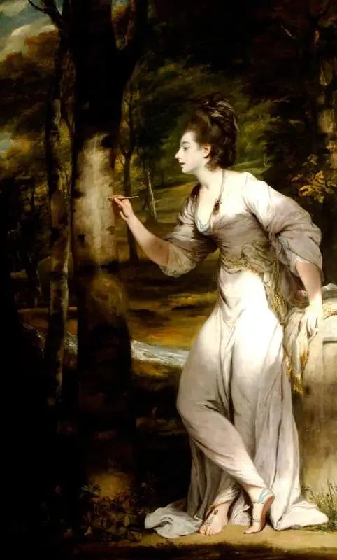 Joanna Leigh (geboren in 1758), Mme Richard Bennett Lloyd, Een boom inschrijven - Joshua Reynolds

Source:
Joanna Leigh (née en 1758), Mme Richard Bennett Lloyd, Inscrivant un arbre - Joshua Reynolds