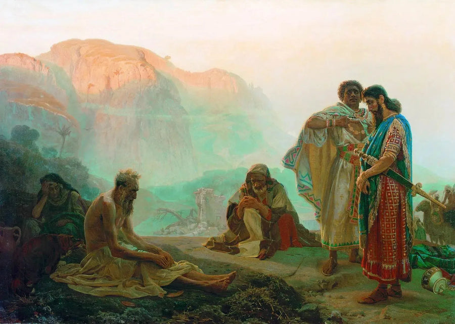 Job en zijn vrienden - Ilya Repin