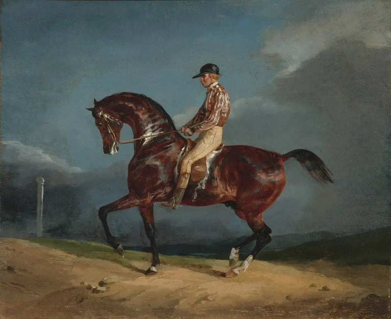 Jockey op een racepaard - Théodore Géricault