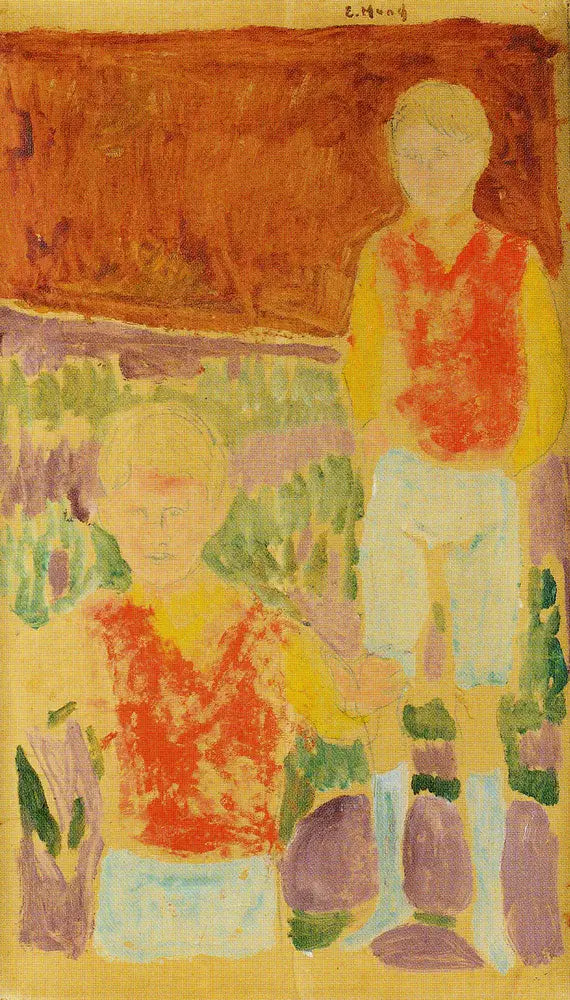 Johan Martin en Sten Stenersen - Edvard Munch