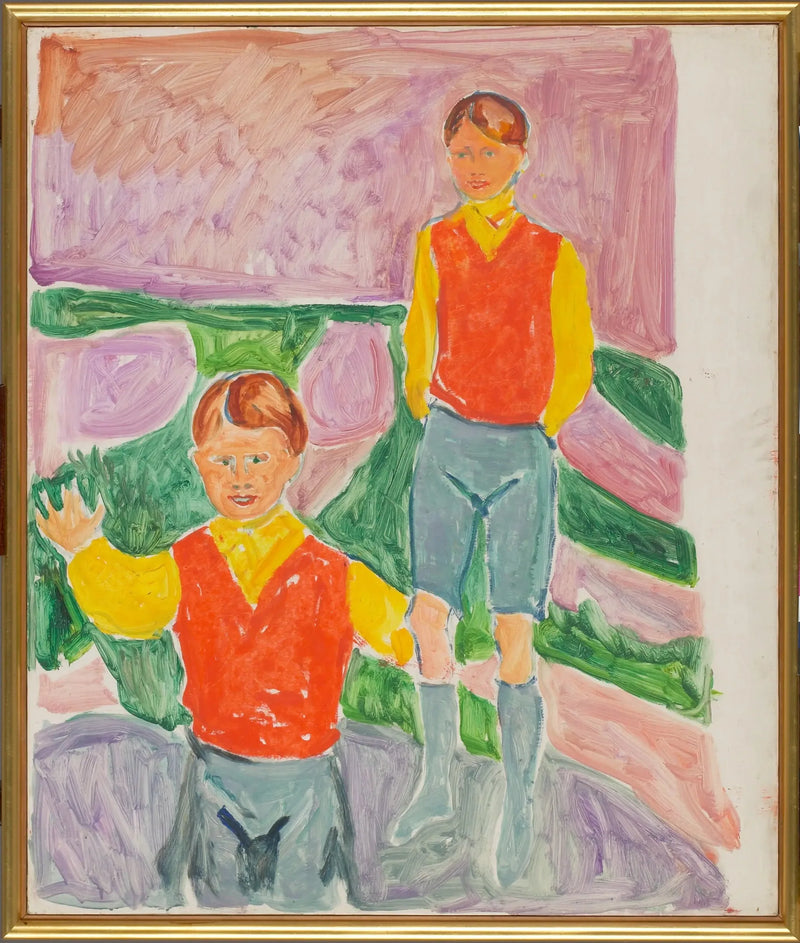 Johan Martin en Sten Stenersen - Edvard Munch