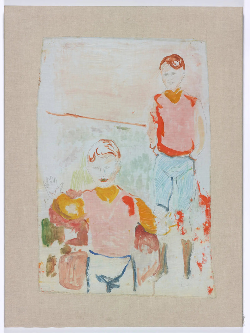 Johan Martin en Sten Stenersen - Edvard Munch