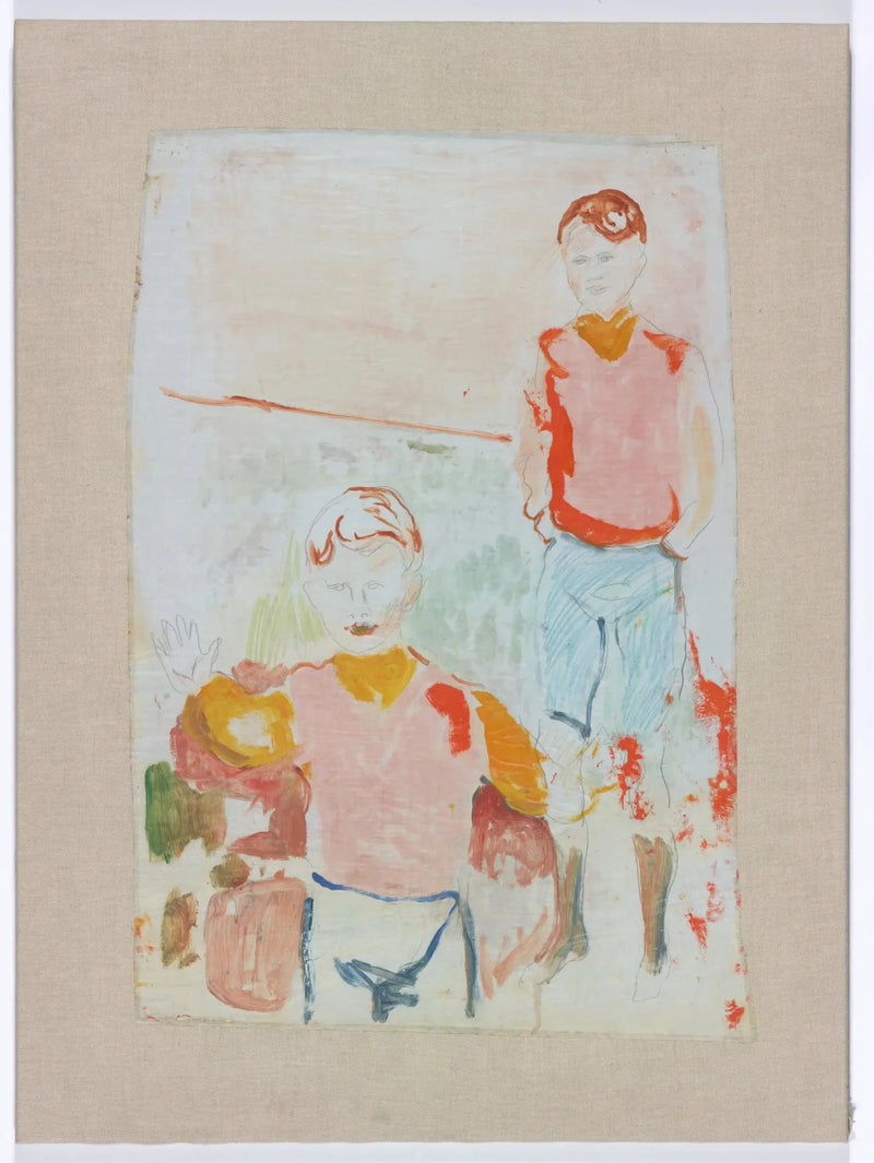 Johan Martin en Sten Stenersen - Edvard Munch