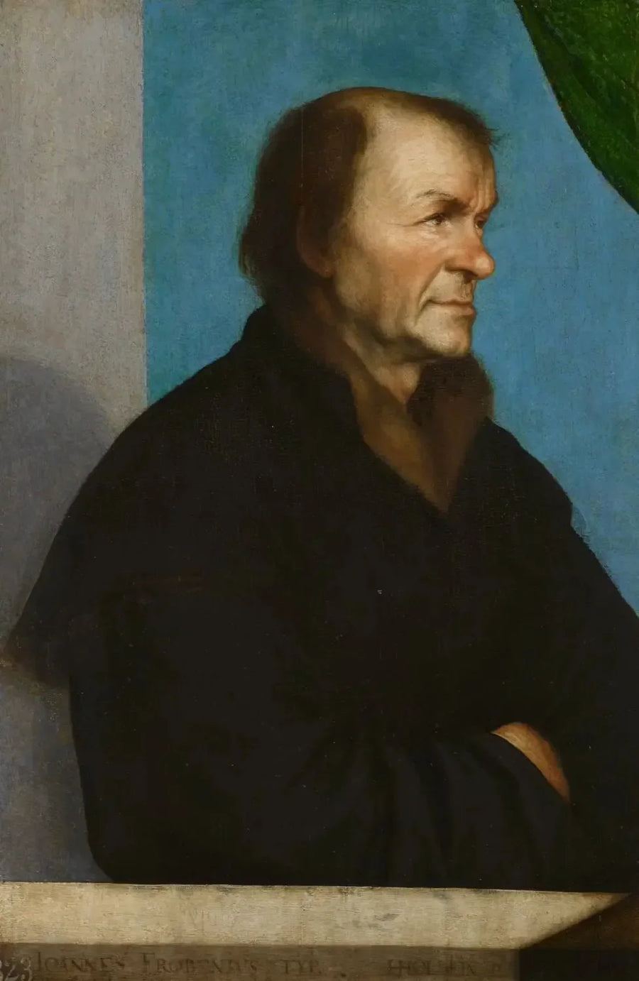Johannes Froben (1460-1527) - Hans Holbein de Jonge

Source:
Johannes Froben (1460-1527) - Hans Holbein le Jeune