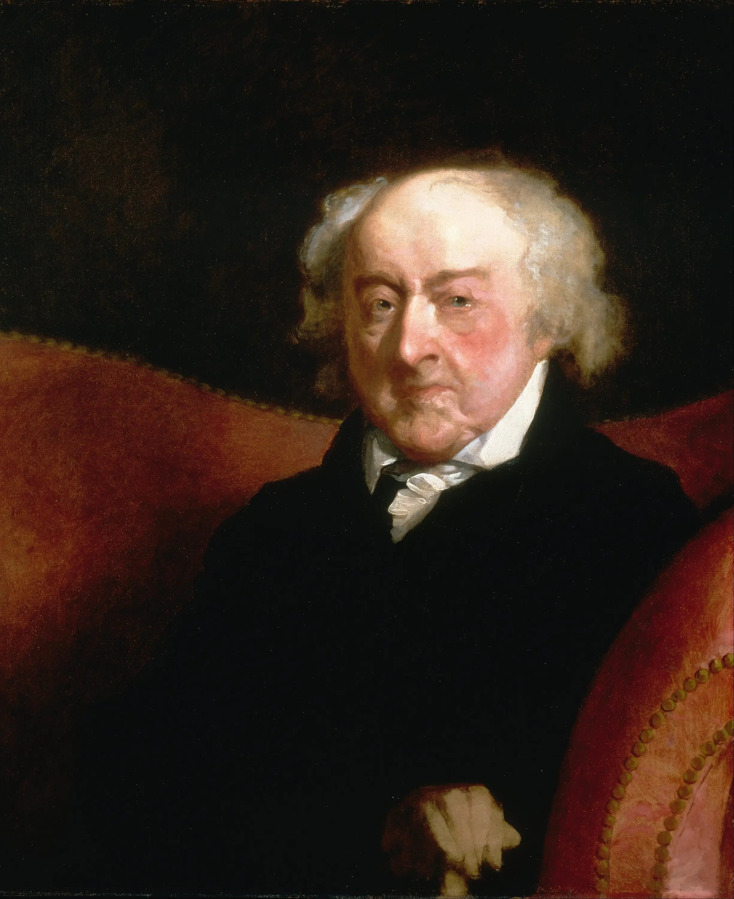 John Adams - Gilbert Stuart image 1 copie de tableau peinte à la main