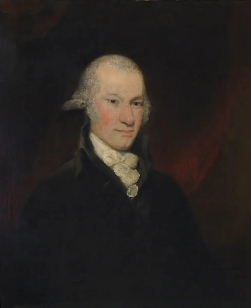 John Charles Villiers (1757–1838), 3e graaf van Clarendon - Gilbert Stuart

Source:
John Charles Villiers (1757–1838), 3e comte de Clarendon - Gilbert Stuart