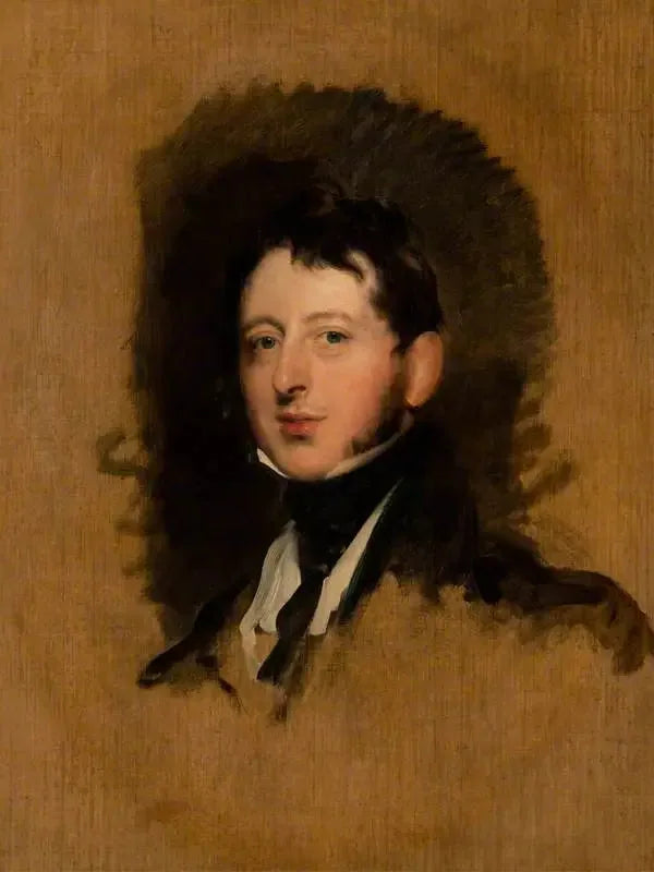 John Frederick Campbell, 2e baron Campbell et 1er comte Cawdor, 1790 - 1860 - Thomas Lawrence image 1 reproduction de peinture à l’huile