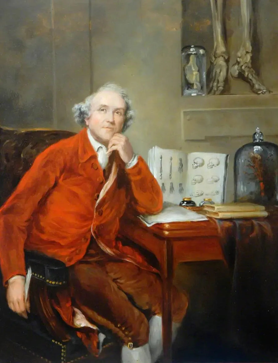 John Hunter (1728–1793), chirurg en anatomist - Joshua Reynolds

Source:
John Hunter (1728–1793), chirurgien et anatomiste - Joshua Reynolds