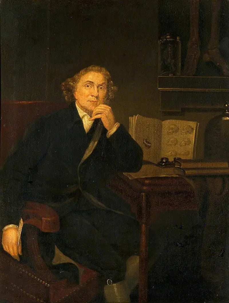 John Hunter (1728–1793), chirurg en anatomist - Joshua Reynolds

Source:
John Hunter (1728–1793), chirurgien et anatomiste - Joshua Reynolds