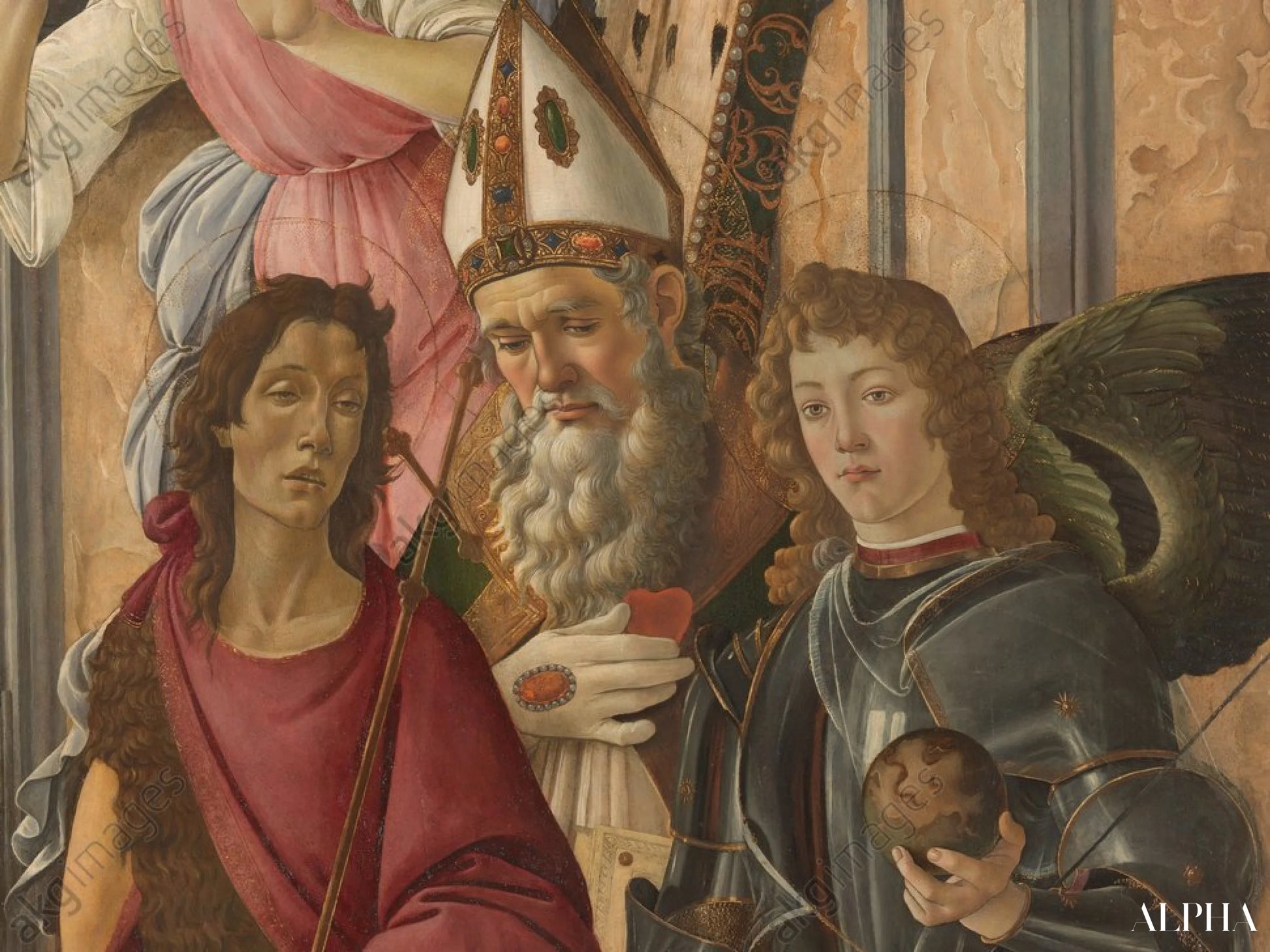 John, Ignatius, moi - Sandro Botticelli - Reproductions de tableaux et peintures haut de gamme
