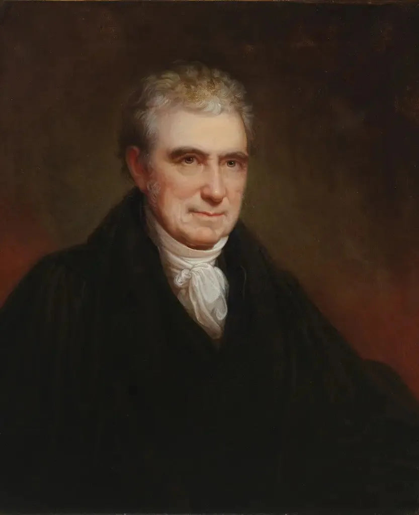 Reproductie van een olieverfschilderij - John Marshall - Rembrandt Peale

Source:
John Marshall - Rembrandt Peale