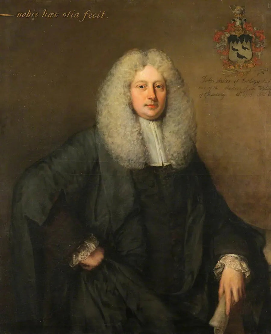 John Meller (1665-1733), meester van de Hoge Raad van de Chancellerie - Thomas Gainsborough

Source:
John Meller (1665-1733), maître de la Haute Cour de la Chancellerie - Thomas Gainsborough