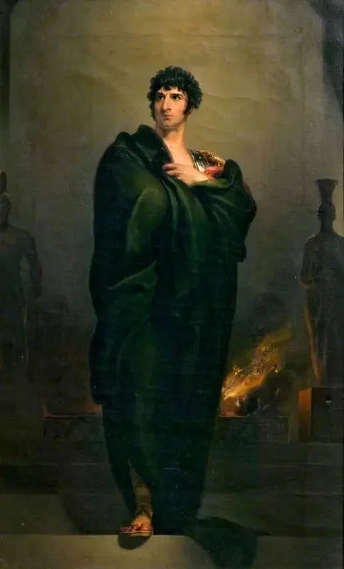 John Philip Kemble (1757–1823), dans le rôle de Coriolan dans « Coriolanus » de William Shakespeare - Thomas Lawrence image 1 reproduction artisanale de tableau