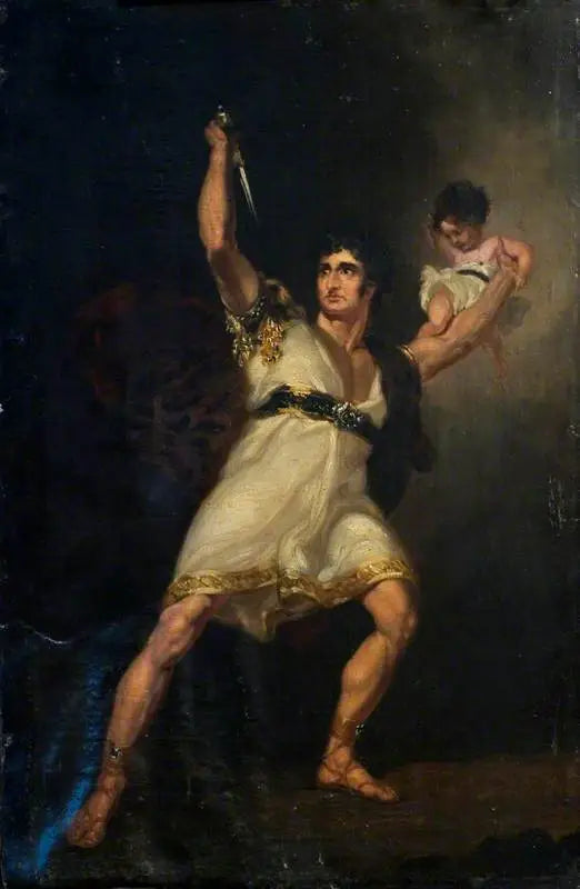 John Philip Kemble (1757–1823), in de rol van Rolla in « Pizarro » Geadapted door Richard Brinsley Sheridan van « Die Spanier in Peru » van August Friedrich Ferdinand von Kotzebue - Thomas Lawrence