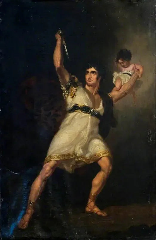 John Philip Kemble (1757–1823), in de rol van Rolla in « Pizarro » Geadapted door Richard Brinsley Sheridan van « Die Spanier in Peru » van August Friedrich Ferdinand von Kotzebue - Thomas Lawrence
