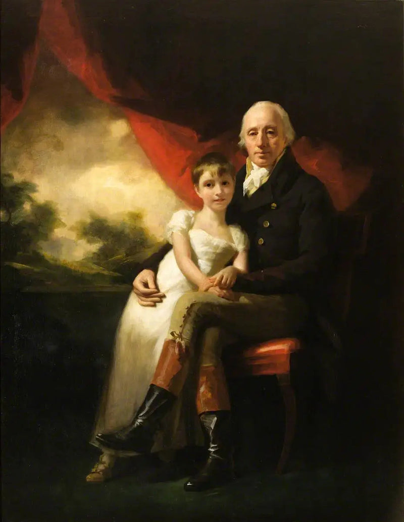 John Stirling de Kippendavie (1742–1816) en zijn jongste dochter, Jean Wilhelmina (1804–1859) - Henry Raeburn