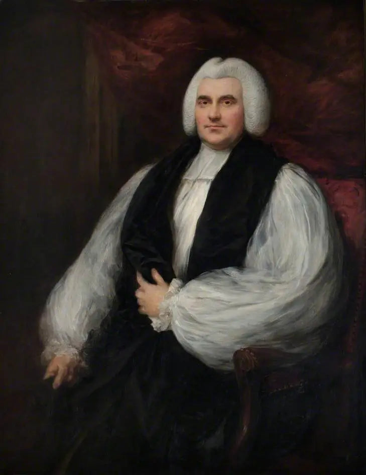 John Warren (1730–1800), bisschop van Bangor - Thomas Gainsborough

Source:
John Warren (1730–1800), évêque de Bangor - Thomas Gainsborough