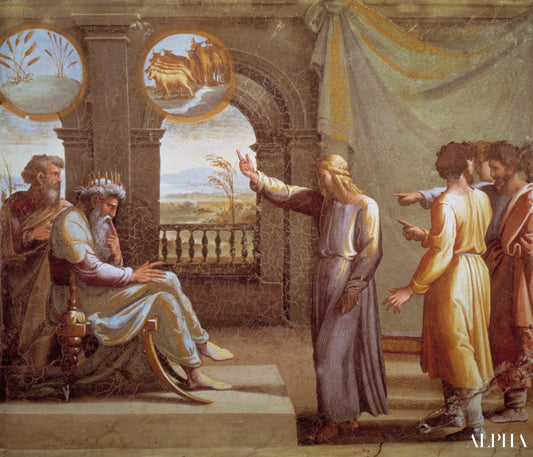 Joseph a. De dromen van de Farao - Raphaël (schilder) - Reproducties van schilderijen en hoogwaardige schilderijen