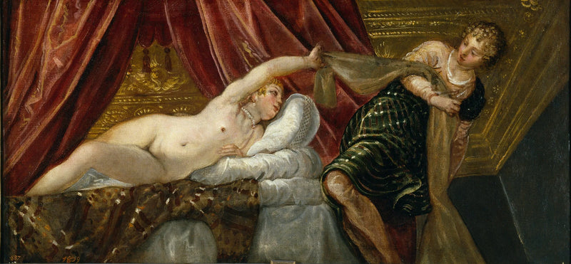 Jozef en de vrouw van Putiphar - Jacopo Tintoretto